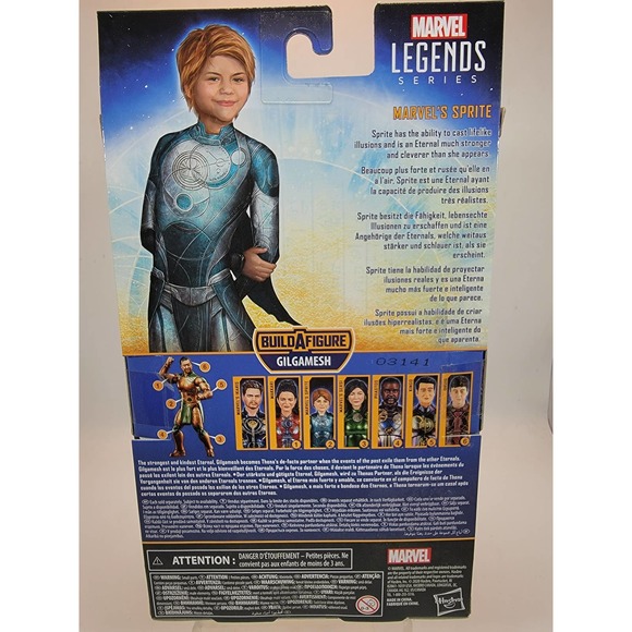 Marvel Legends The Eternals Action Figure SPRITE 6" Gilgamesh BAF New Hasbro - Picture 2 of 6